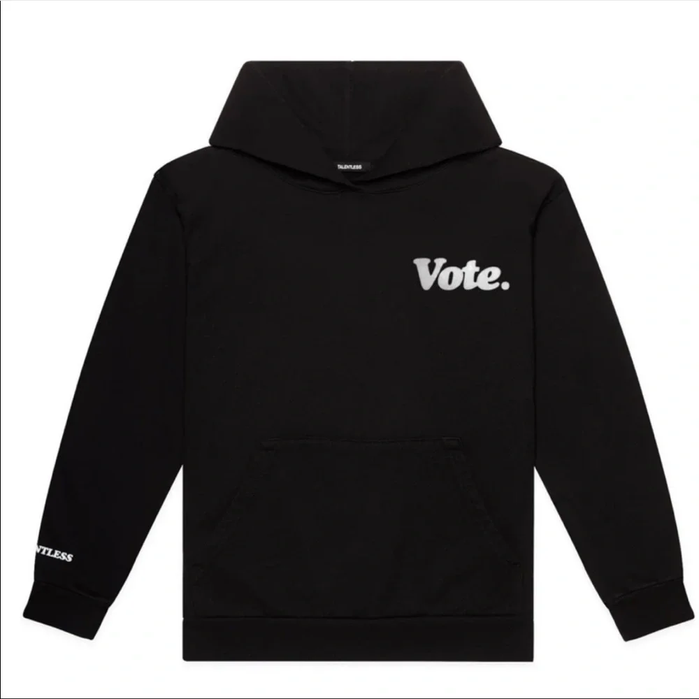 talentless - VOTE hooded sweatshirt by Scott disick celebrity